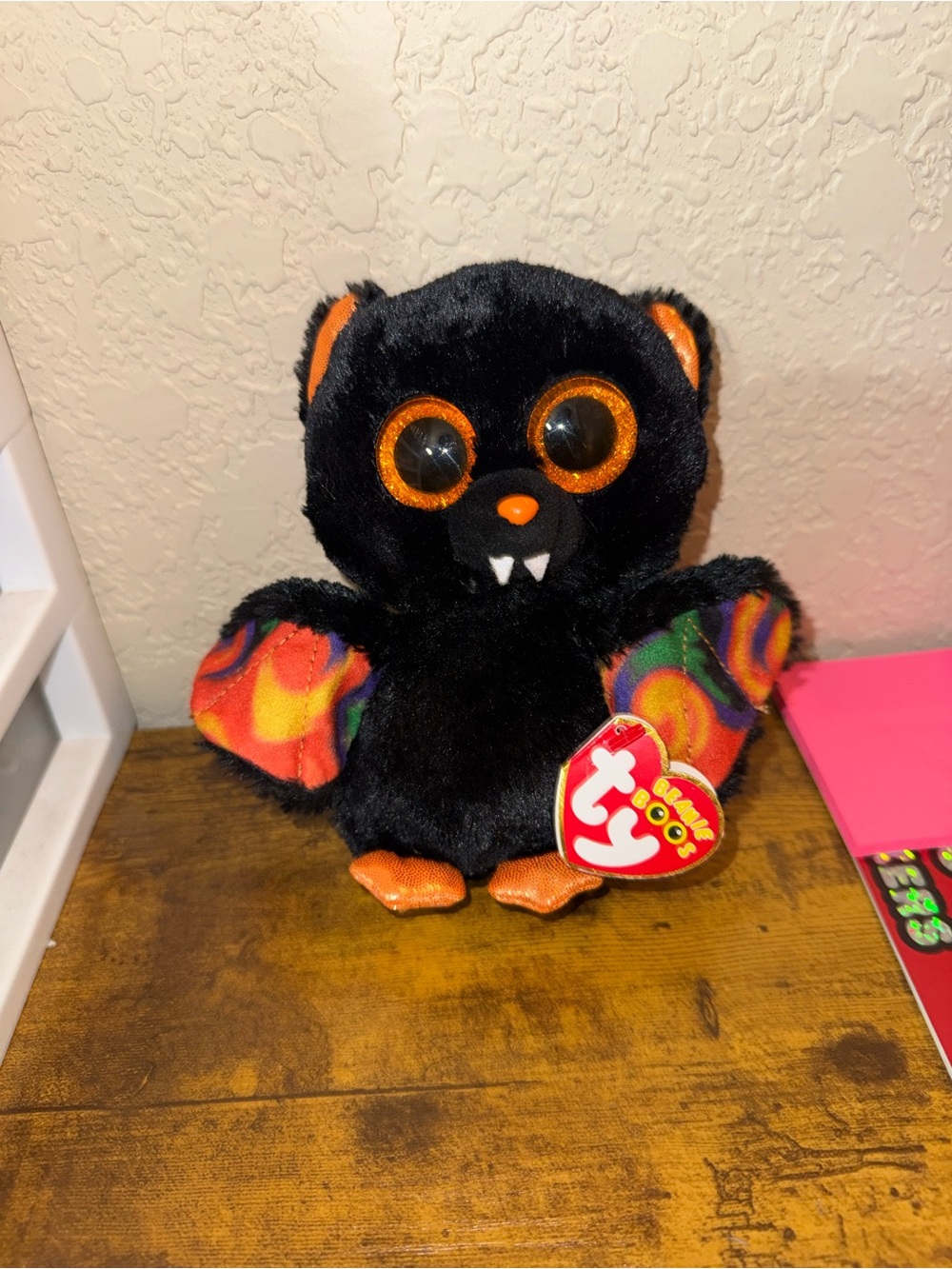 Ty Beanie Boos Scarem Black Bat plush
